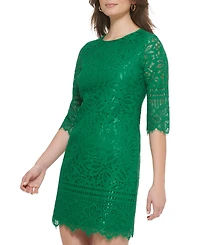 kensie Lace Sheath Dress