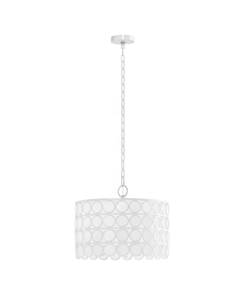 Hampton Hill Abbot 4-Light Drum-Shaped Chandelier