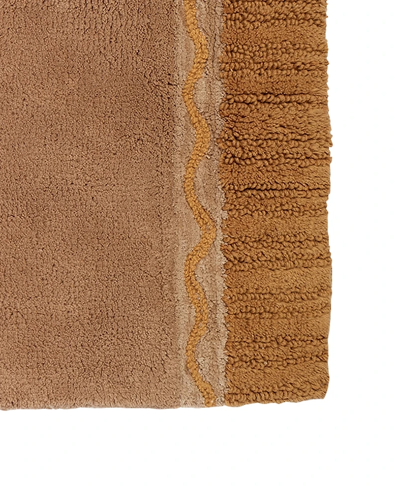 Avanti Braided Medallion Colorblocked Bath Rug, 20" x 30"