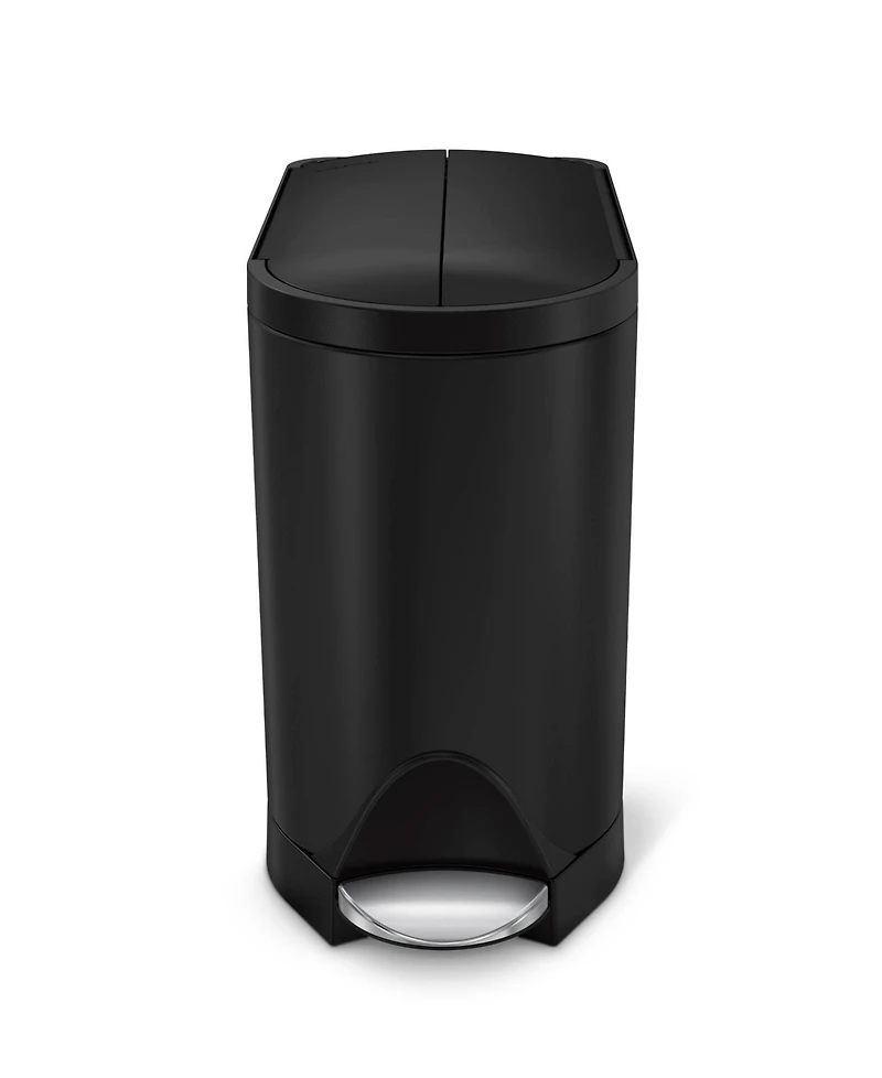Simplehuman 10 Liter Butterfly Lid Bathroom Trash Can