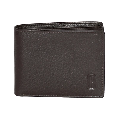 Club Rochelier Men's Leather Slim Fold Wallet