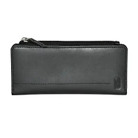 Club Rochelier Ladies Slim Clutch Wallet with Top Zipper