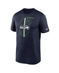 Men's Nike College Navy Seattle Seahawks Legend Icon Performance T-shirt