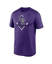 Men's Nike Purple Colorado Rockies Icon Legend Performance T-shirt