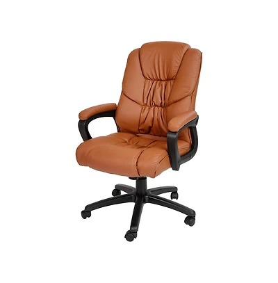 Emma+Oliver Big & Tall 400 Lb. Rated Leathersoft Office Chair - Desk