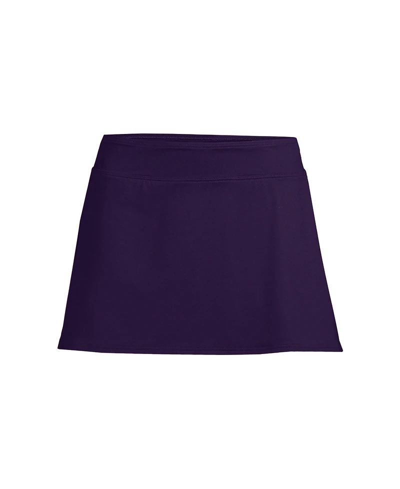 Lands' End Women's Plus Tummy Control Swim Skirt Bottoms