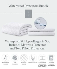 Ella Jayne Water Resistant Mattress Pillow Protector Bundle
