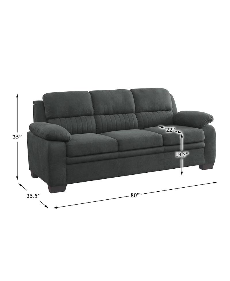 White Label Odessa 80" Sofa