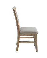 Ink+Ivy Oliver 20" 2 Piece Wood Frame Upholstered Dining Side Chair