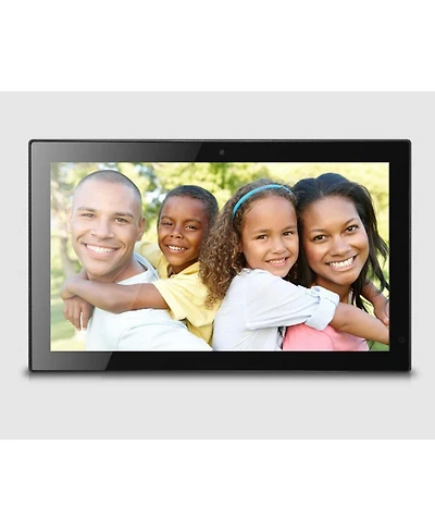 14 in Cloud Photo Frame, Black, 20GB Cloud Storage, Camera/App Support