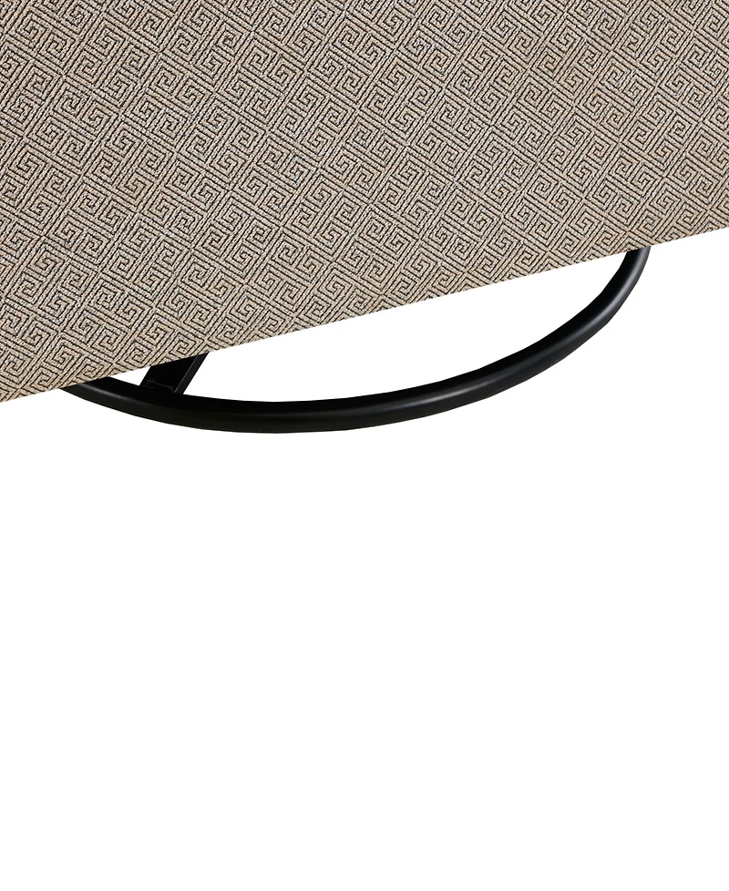 Madison Park Augustine 30.75" Fabric Swivel Glider Chair