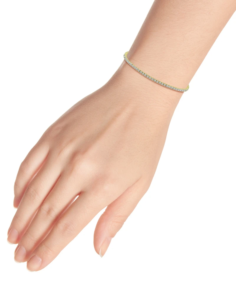 Giani Bernini Cubic Zirconia Tennis Bracelet Sterling Silver, Created for Macy's