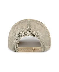 Men's '47 Brand Khaki Penn State Nittany Lions Foam Front Mesh Trucker Snapback Hat
