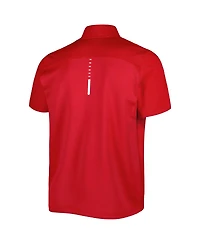 Men's Under Armour Red Wisconsin Badgers Motivate Half-Zip Jacket