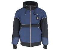 RefrigiWear Men's 54 Gold Hybrid Sweatshirt - Insulated Work Hoodie for Cold Weather