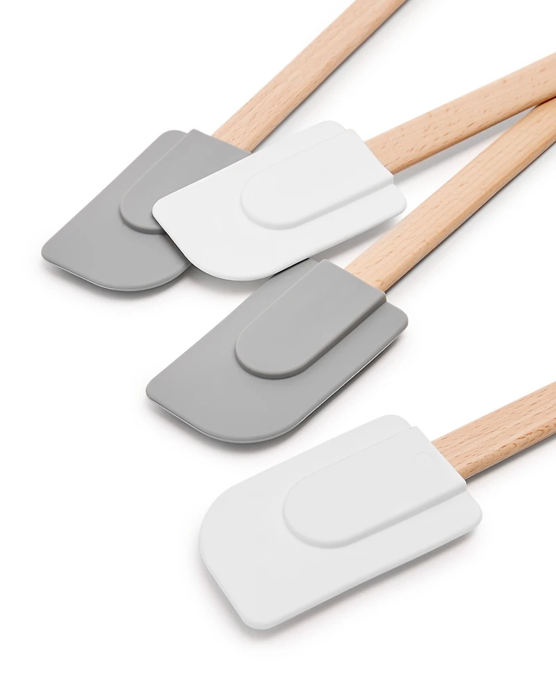 The Cellar 4-Piece Silicone Spatula Utensil Set