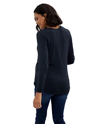 Women's Maternity Everywear Long Sleeve Wrap Tee