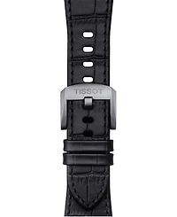 Tissot Official Prx Interchangeable Black Leather Watch Strap