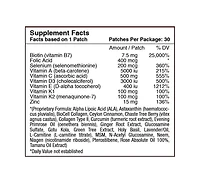 Biotin Plus Vitamin Patch for Hair, Skin, and Nails by PatchAid (30-Day Supply)