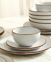 Stone Lain Brasa 32 Pc. Dinnerware Set, Service for 8