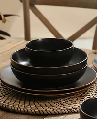 Stone Lain Brasa 32 Pc. Dinnerware Set, Service for 8