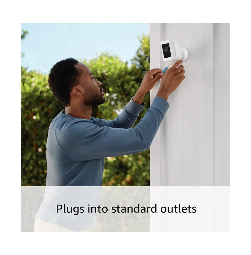 Ring Spotlight Cam Plus Plug-in White