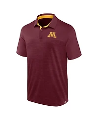 Men's Fanatics Heather Maroon Minnesota Golden Gophers Classic Homefield Polo Shirt