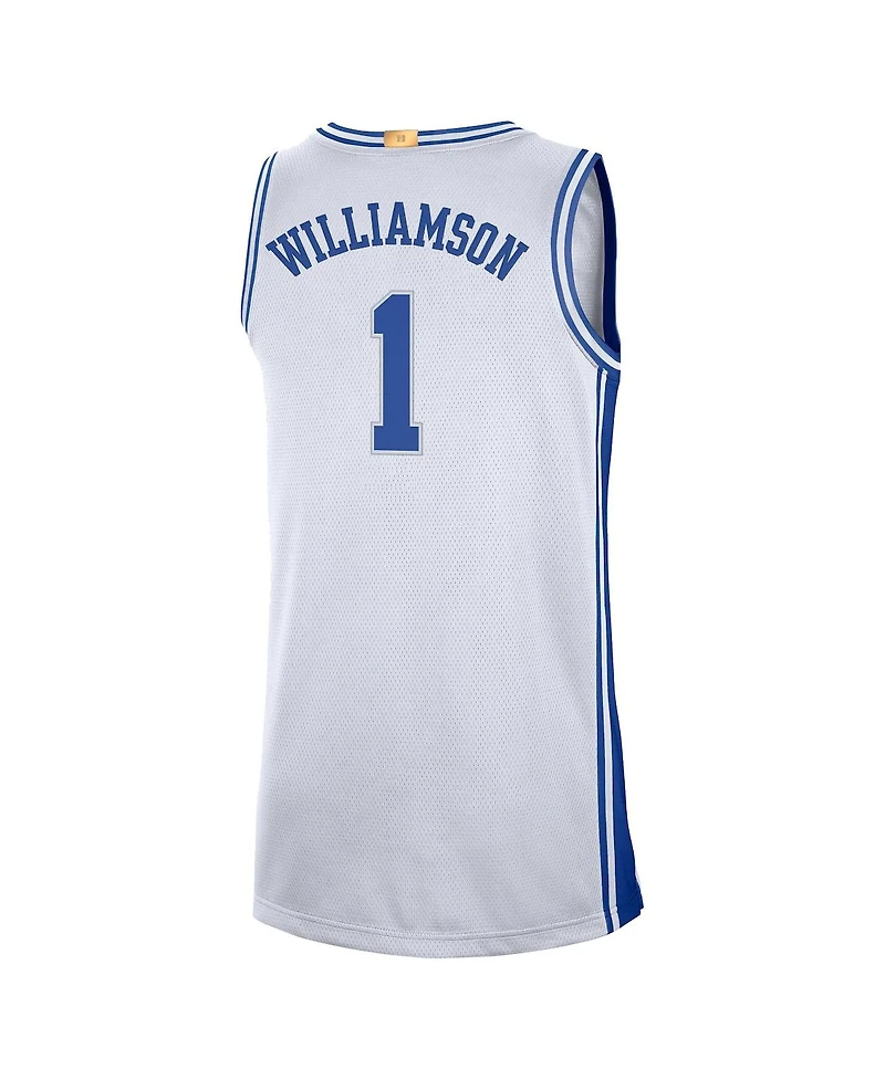 Men's Nike Zion Williamson White Duke Blue Devils Limited Basketball Jersey