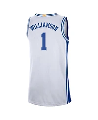 Men's Nike Zion Williamson White Duke Blue Devils Limited Basketball Jersey