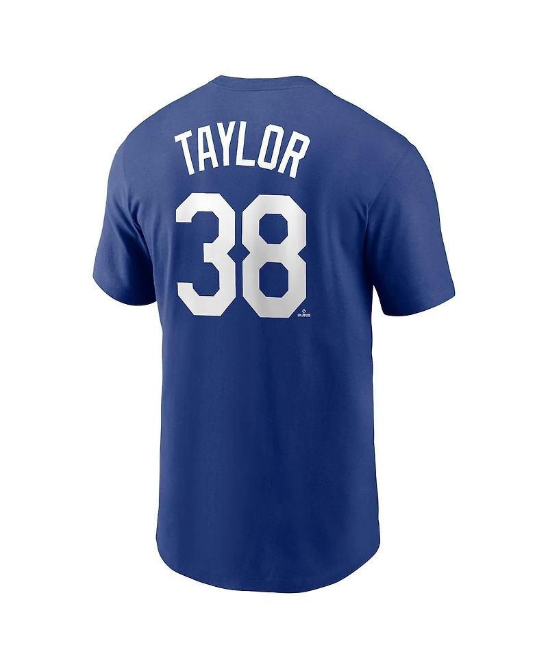 Men's Nike Josh Taylor Royal Kansas City Royals Name and Number T-shirt