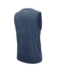 Men's Msx by Michael Strahan Navy Chicago Bears Warm Up Sleeveless T-shirt