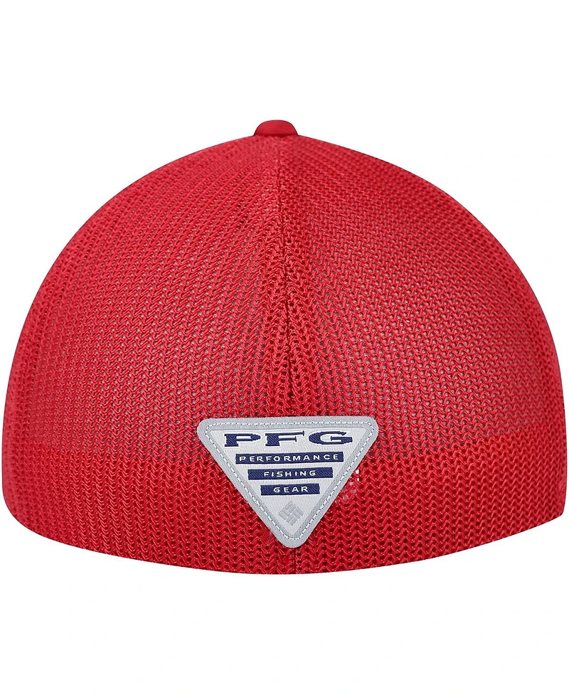Men's Columbia Cardinal Arkansas Razorbacks Pfg Hooks Flex Hat