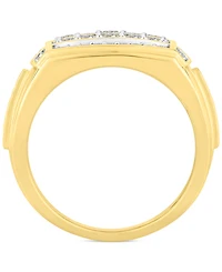 Men's Diamond Cluster Ring (1 ct. t.w.) in 10k Gold
