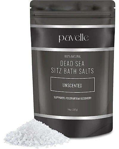 Pavelle Sitz Bath Salts, Dead Sea Salt Bath Soak, Unscented