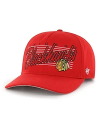 Men's '47 Brand Red Chicago Blackhawks Marquee Hitch Snapback Hat