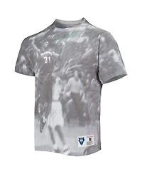 Men's Mitchell & Ness Kevin Garnett Heather Gray Minnesota Timberwolves Above The Rim T-shirt