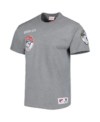 Men's Mitchell & Ness Heather Gray Sporting Kansas City T-shirt