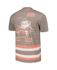 Men's Mitchell & Ness Brown Cleveland Browns Jumbotron 3.0 T-shirt