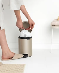 New Icon Step on Trash Can, 0.8 Gallon, 3 Liter