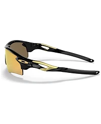 Oakley Men's Polarized Low Bridge Fit Sunglasses, OO9206 RadarLock Path 38
