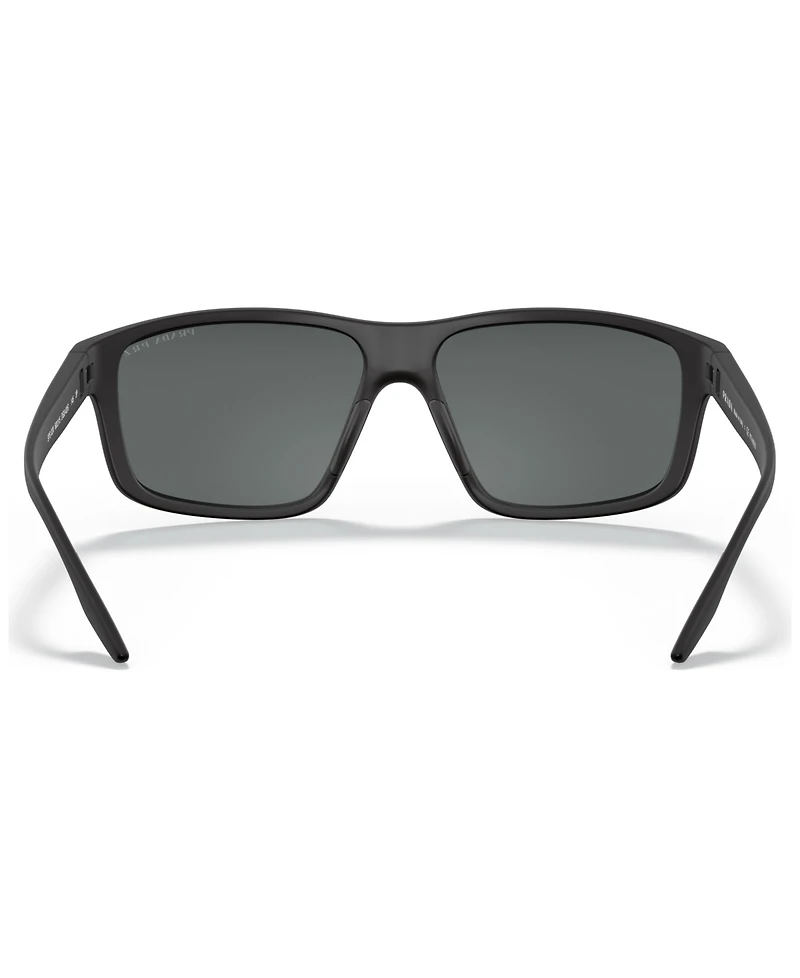 Prada Linea Rossa Men's Polarized Sunglasses, Ps 02XS