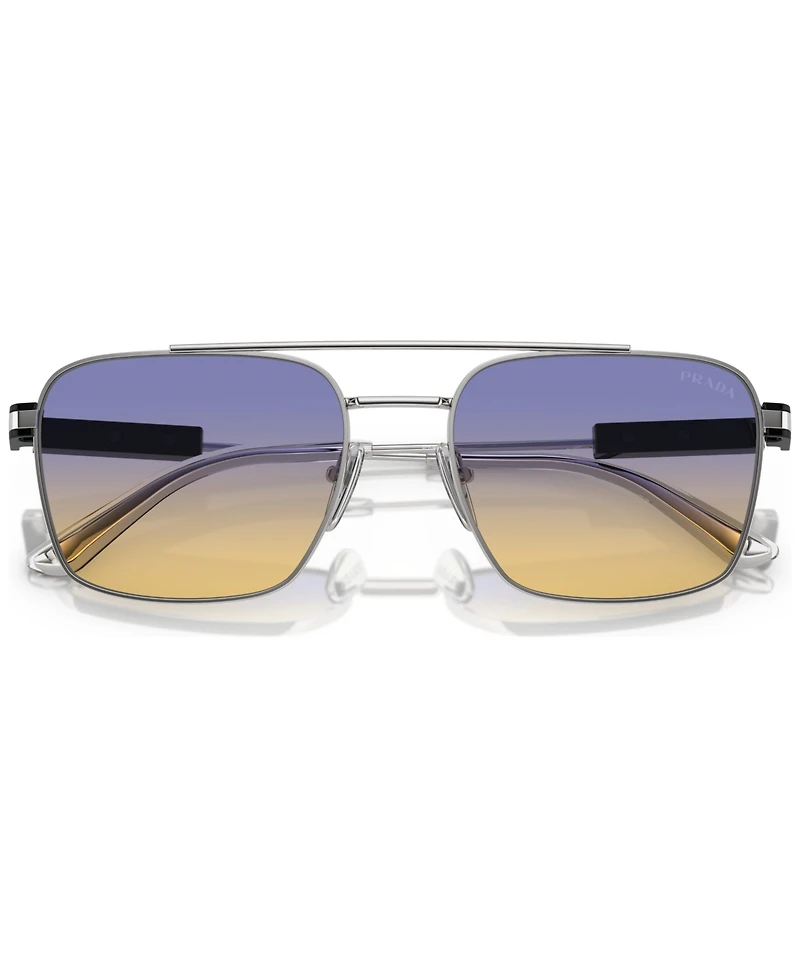 Prada Rectangular Unisex Sunglasses, Pr 67ZS