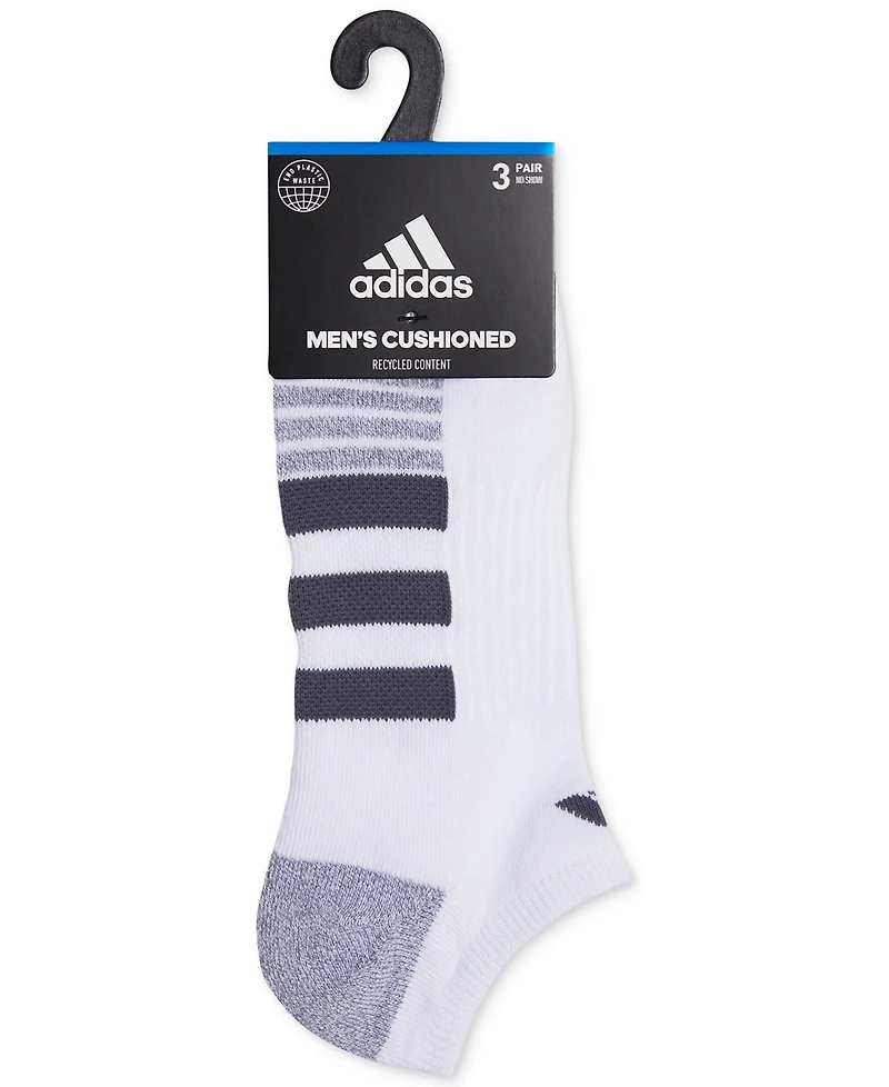 adidas Men's 3-pk. Logo No-Show Socks