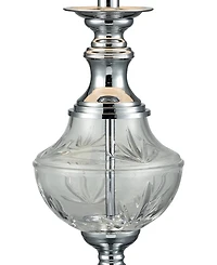 Dale Tiffany Frosted Murray Lead Crystal Table Lamp