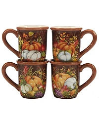 Certified International Harvest Blessings 16 Piece Dinnerware Set, Service for 4