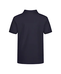 Nautica Big Boys Uniform Stretch Double Pique Polo