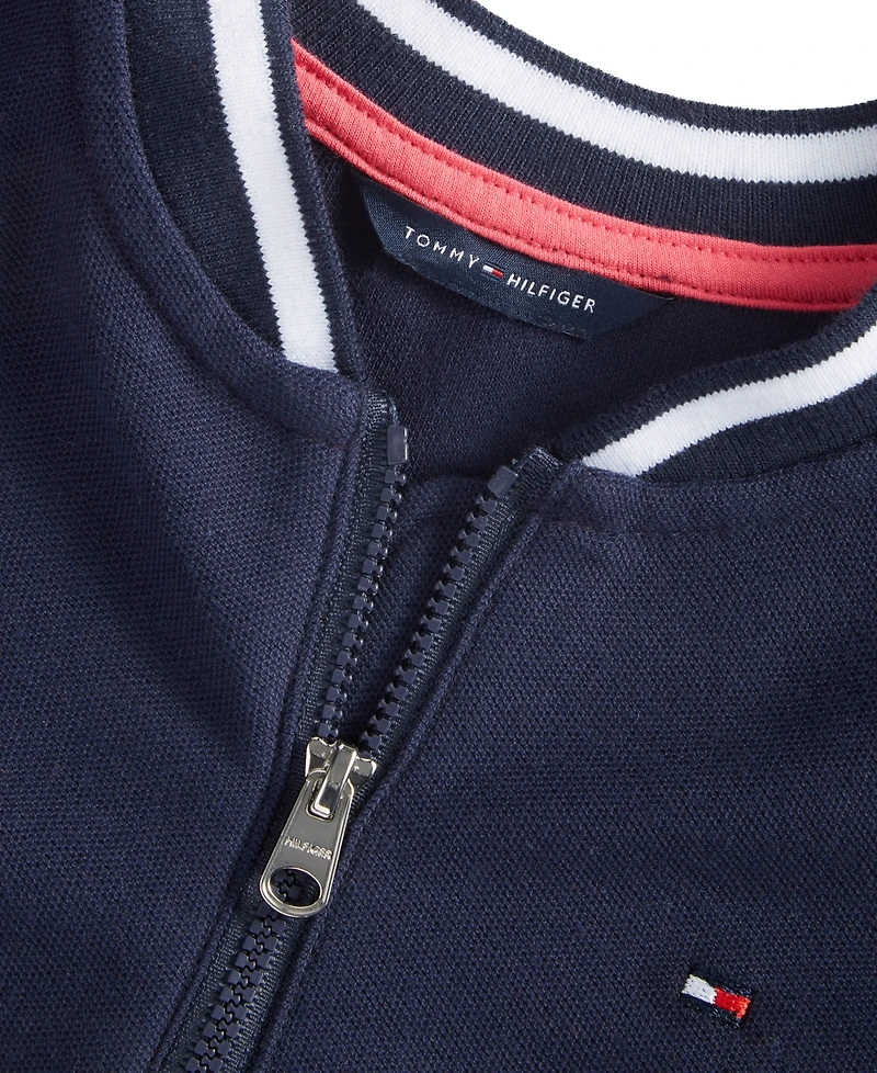 Tommy Hilfiger Toddler Girls Quarter Zip Dress