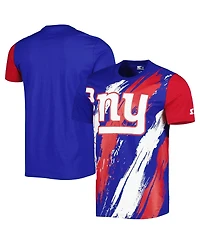 Men's Starter Royal New York Giants Extreme Defender T-shirt