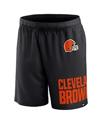Men's Fanatics Black Cleveland Browns Clincher Shorts