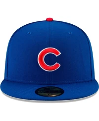 Men's New Era Royal Chicago Cubs On-Field 2023 World Tour London Series 59FIFTY Fitted Hat